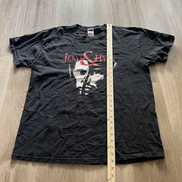 Vintage Strange Case Jekyll & Hyde Musical Promo T-Shirt Men's XL Distressed - Picture 2 of 6